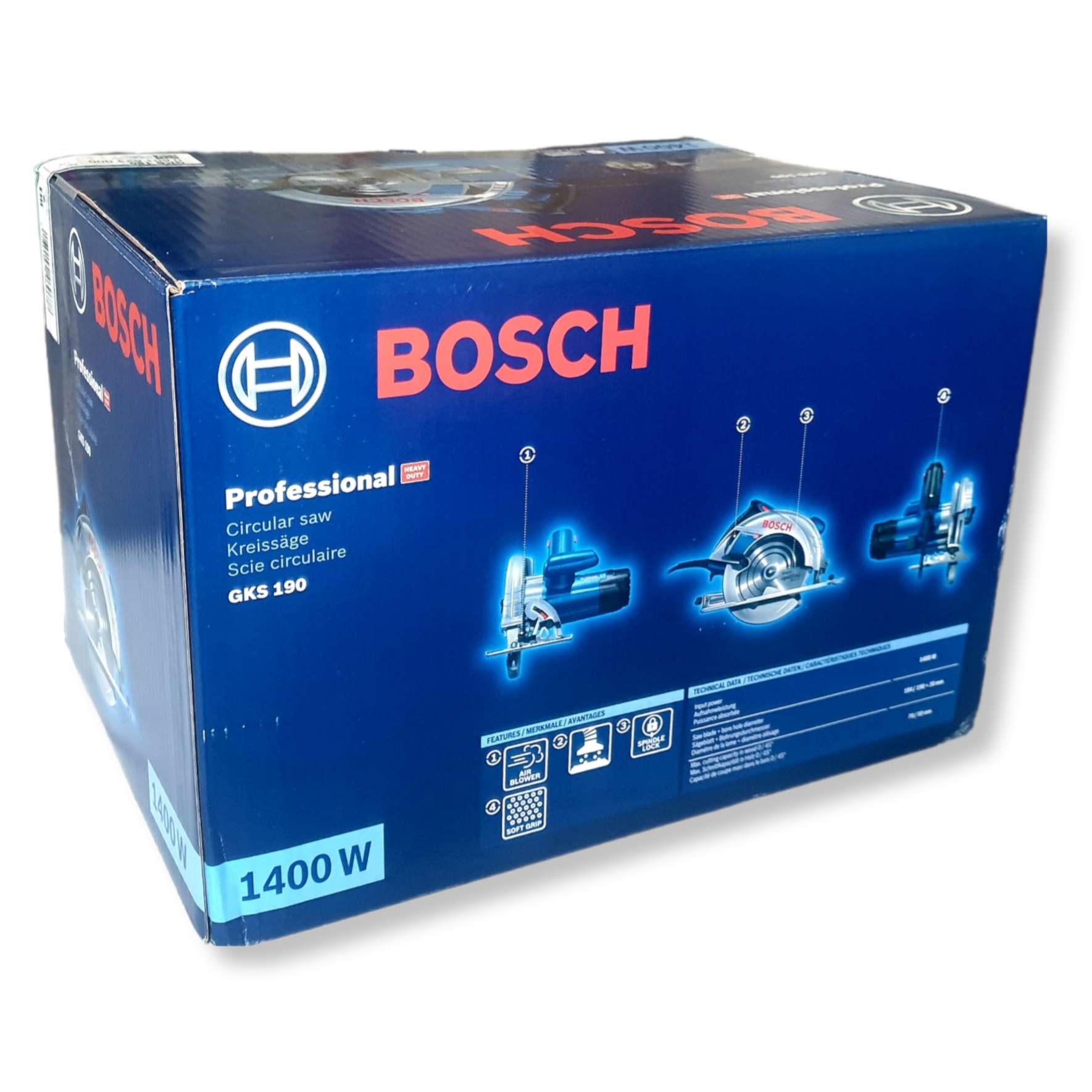 Handkreissäge iTEMZ4U - – Professional 190 1400 GKS Watt Bosch