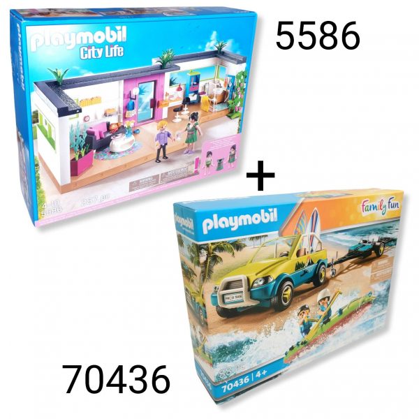 set-5586-gaestebungalow-playmobil-70436-strandauto-mit-kanuanhaenger