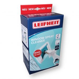 Leifheit Window Spray Cleaner Micro Duo - Fensterputzer zum Einsprühen und Einwaschen