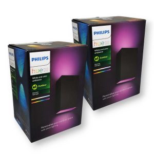 Philips Hue White & Color Ambiance - Resonate Outdoor Wandleuchte - Doppelpack